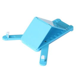 酷奇D2便携式平板电脑支架 蓝色时尚，稳固随行